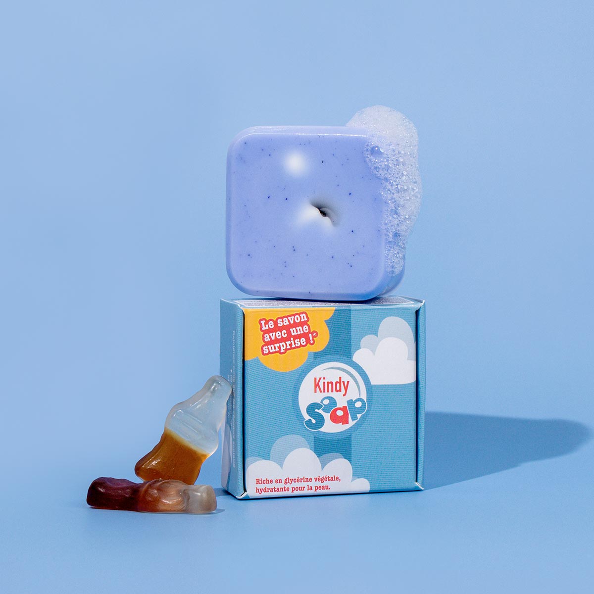 Kindy mini bleu - parfum citron