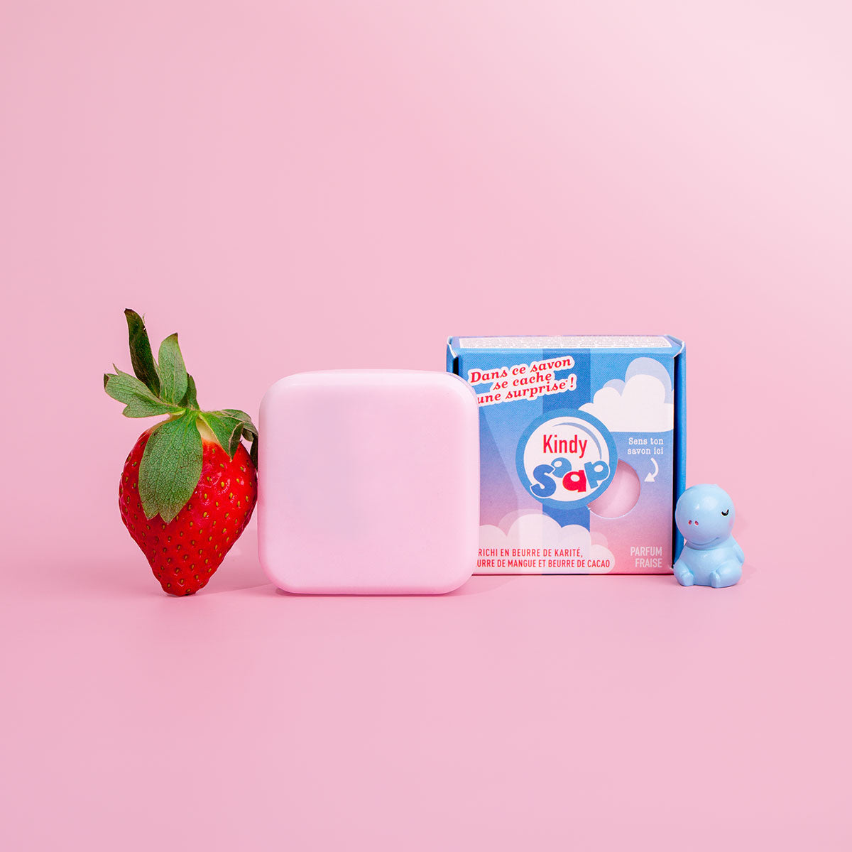 Kindy mini rose - parfum fraise – Kindy Soap